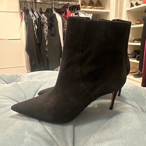 Schultz black suede Bette bootie